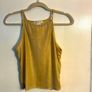 Gold Shimmer Tank Size M